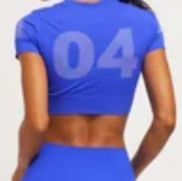 Ivy Park Crop Top in Blue Size S - Picture 2 of 5
